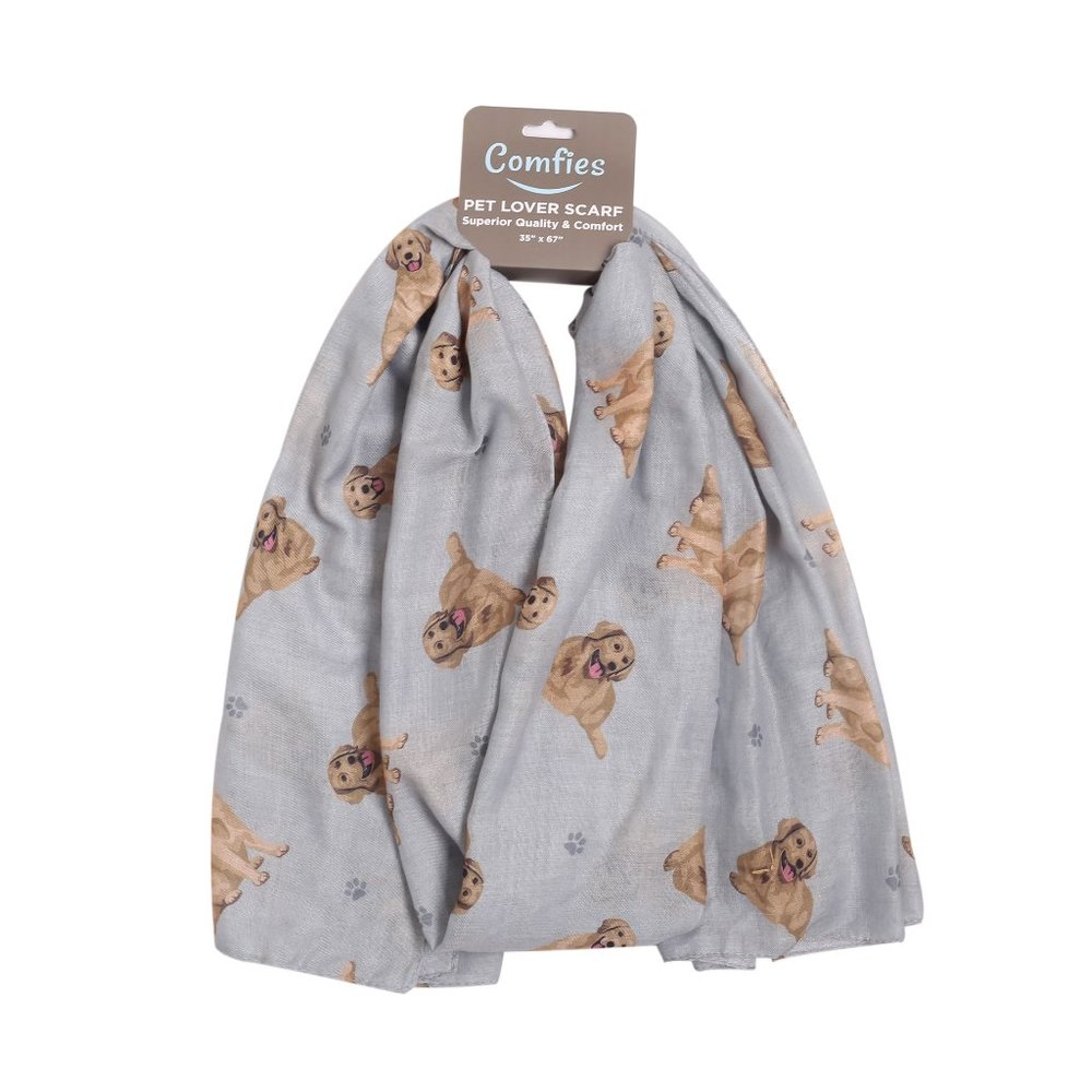comfies golden retriever scarf  35" X 67"